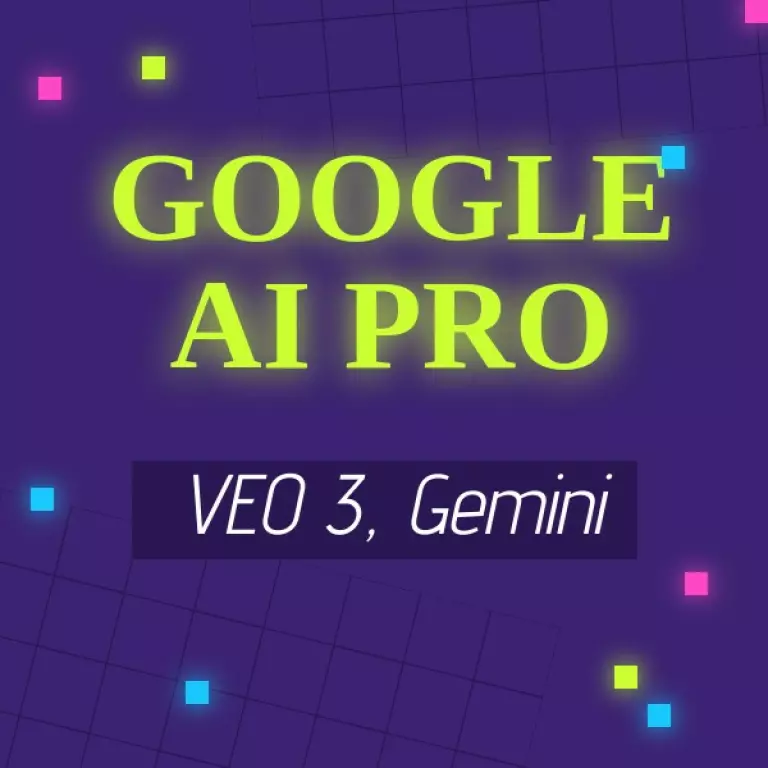 Купить подписку Google AI Pro (VEO 3, Gemini) из России под ключ
