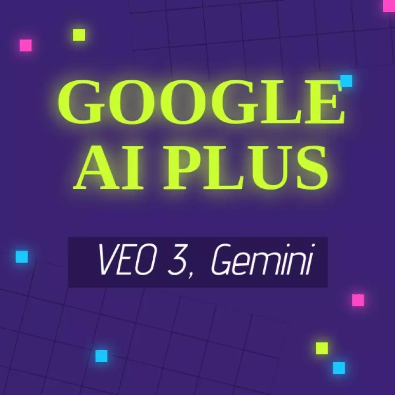Купить подписку Google AI Plus (VEO 3, Gemini) из России